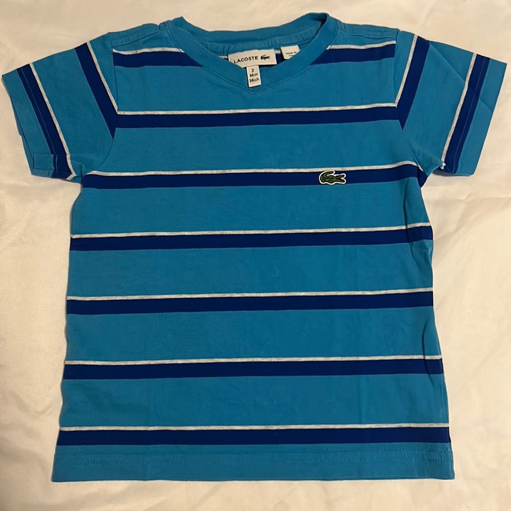 Lacoste Striped Short Sleeve Shirt
